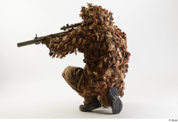  Frankie Perry Russian Sniper in Ghillie Kneeling 